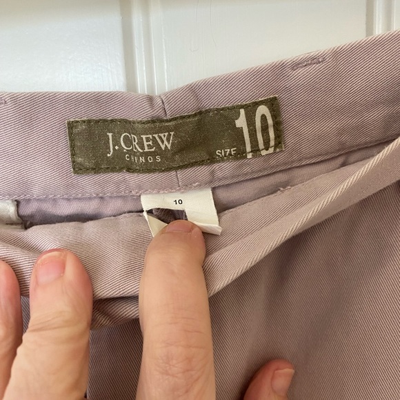 J Crew Mauve Twill shorts size 10 - Picture 3 of 3